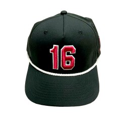 16 BLACK ROPE HAT